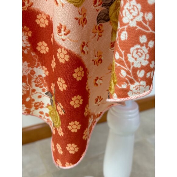 Y2K Fredericks Of Hollywood Floral Asymmetrical Fairy Feminine 70s Vibe Size 4 - Picture 12 of 16